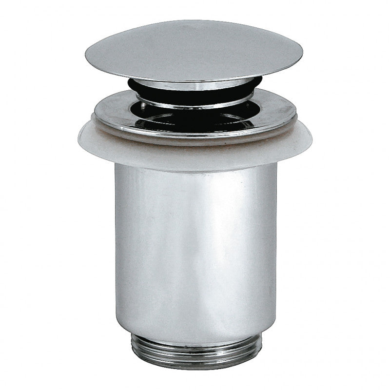 Jimten Válvula de desagüe para lavabo “click-clack”. (Apertura-cierre por pulsador) S-451